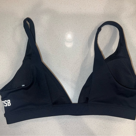 Crop Shop Boutique Black Sports Bra - Freedom Contour Top - Picture 6 of 7